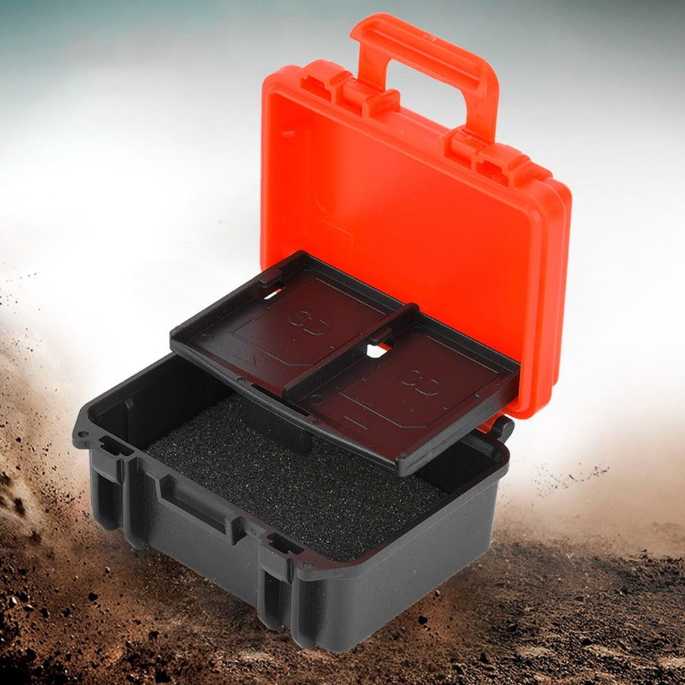 ABS Camera Battery CD Memory Card Dust Proof Storage Box Case For P‑E6