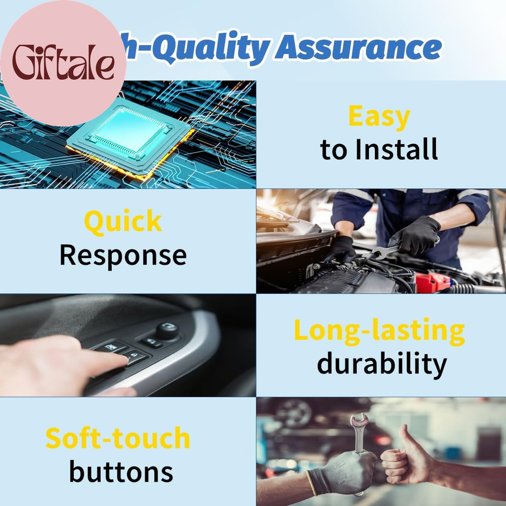 Power Window Switch Control Button Front Rear Passenger Side Compatible with 199