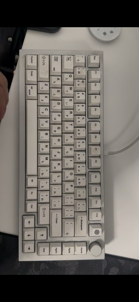 Glorious Gaming GMMK Pro 75% White Keyboard MODDED