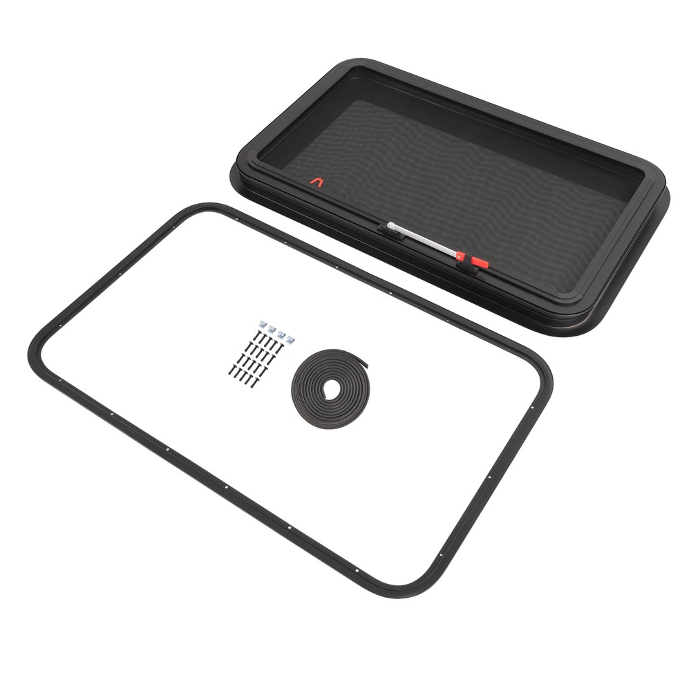 36" W x 22" H For Camper Emergency Push Out Window RV Exit Window W/ Ring & Seal