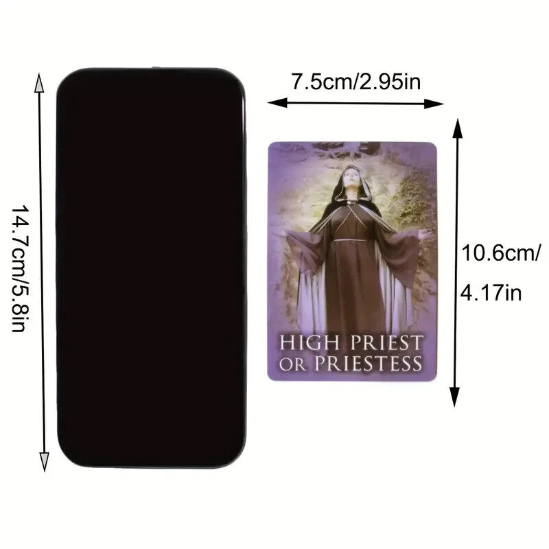 Past Live Oracle Cards Deck with pdf guidebook, Fo Telling Game