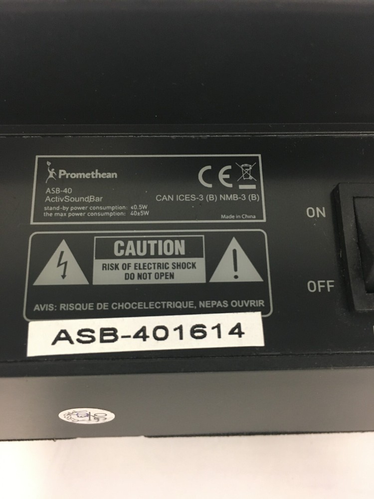 Promethean ASB-40 Interactive ActivSoundBar Speaker (2)