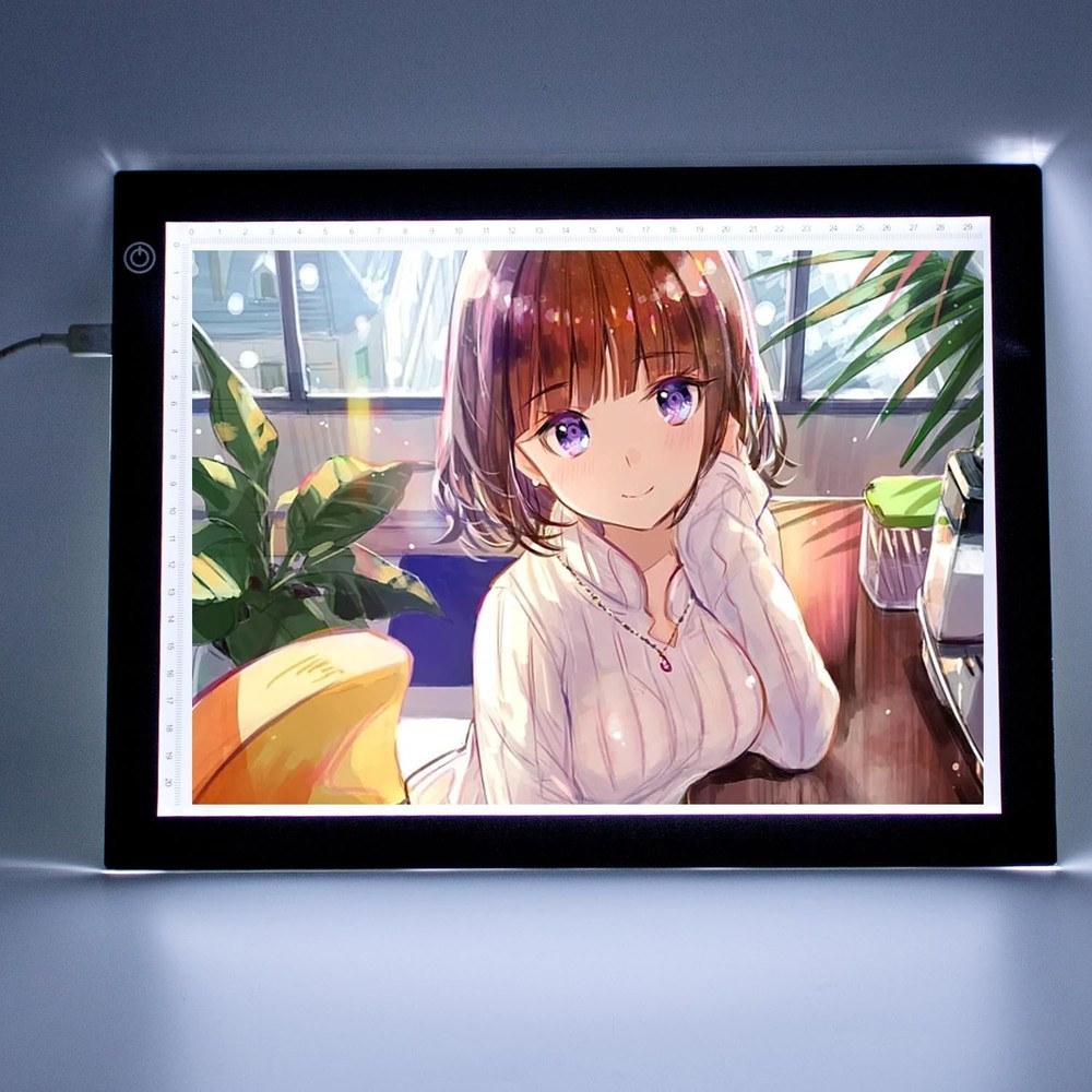 Versatile A4 USB-Powered LED Light Box for Art, Stenciling & Animation