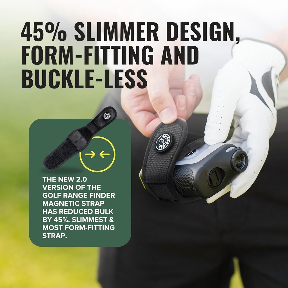 Slim Golf Rangefinder Magnetic Strap Form Fitting