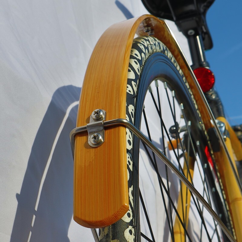Custom Bamboo Bicycle Full Coverage Fenders