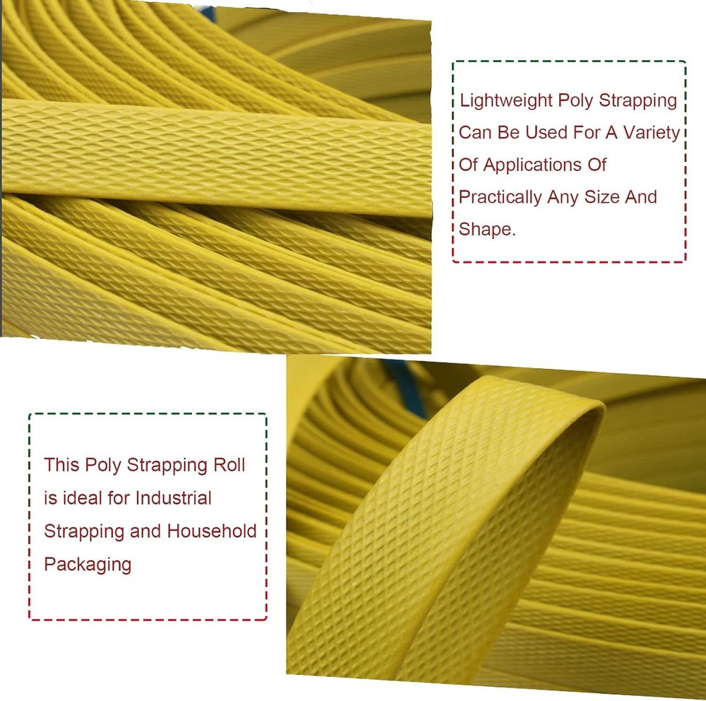 Poly Strapping 1/2 Plastic Strapping, Banding Strapping Roll