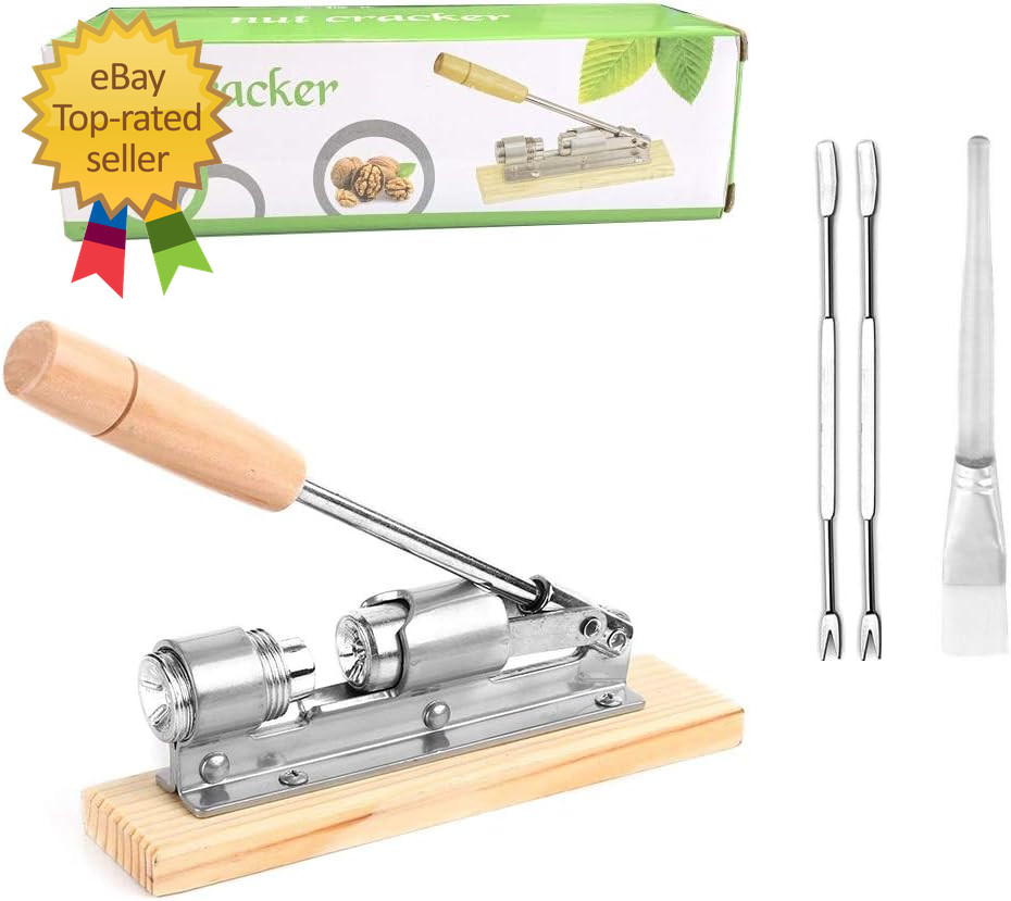 Nutcracker Heavy Duty Pecan Walnut Cracker Plier Opener Tool for Easy Cracking