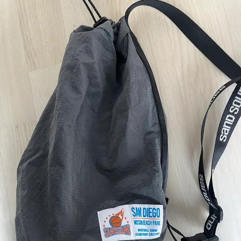 SandSound String Bag Gray Lightweight Material