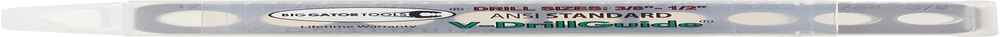 Big Gator Tools V-Drill Guide, Standard Sizes 3/8" to 1/2"