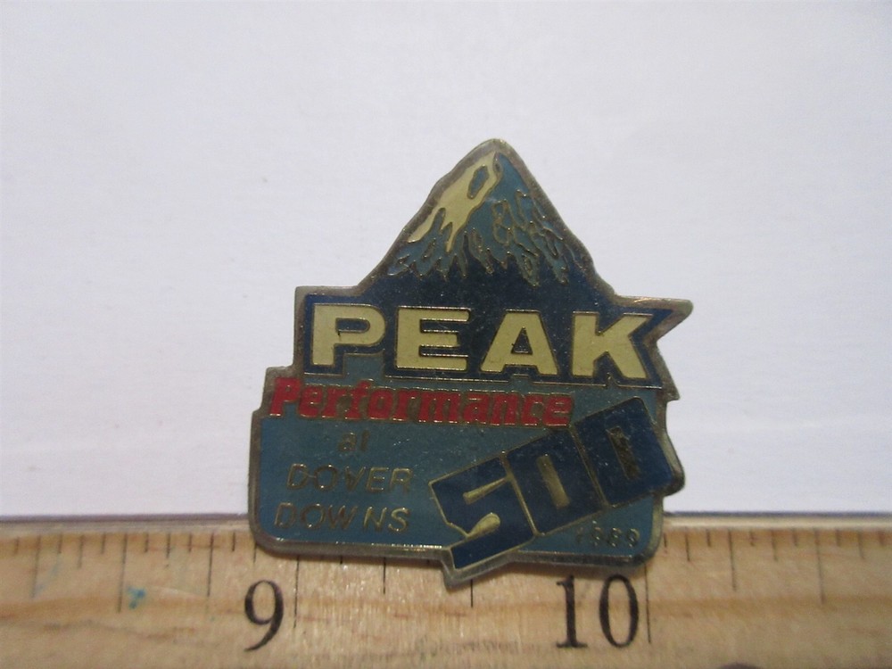 1989 Peak Performance 500 Dover Downs NASCAR PIN