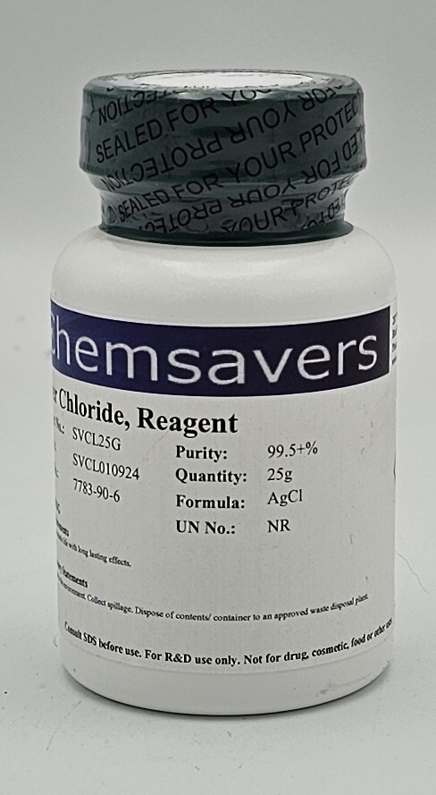 Silver Chloride, Reagent, Granular, 99.5+%, 25g