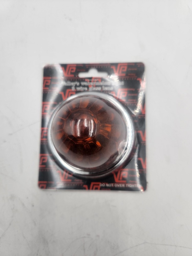 WATERMELON Amber Glass Surface mount LED 3 wire