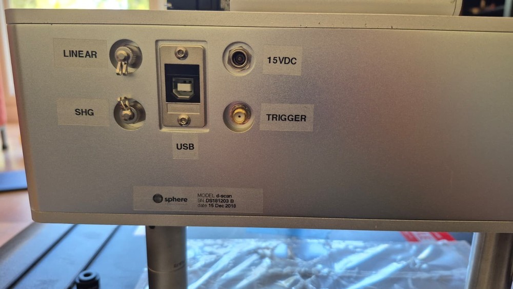 Sphere Model D-Scan – Ultrafast Laser Pulse Characterization System