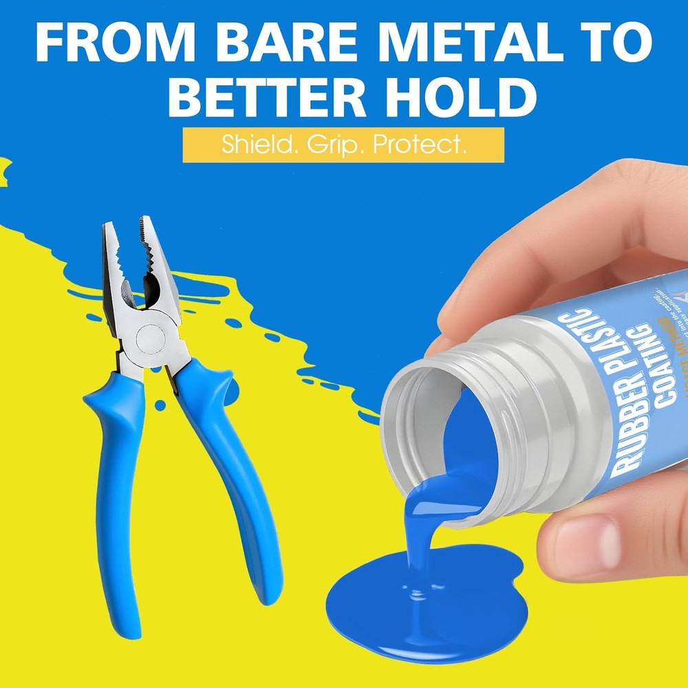 Tool Dip Rubber Coating, Plastic Dip Matte Liquid Rubber dip Flexible Peelable P