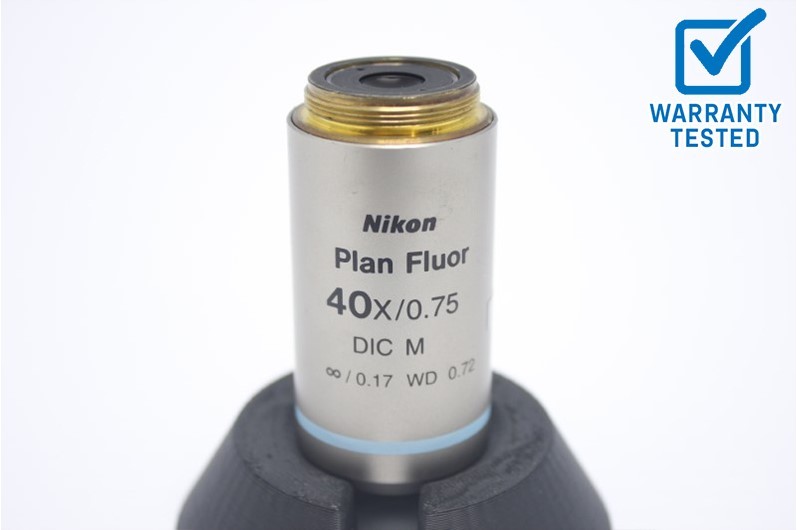 Nikon Plan Fluor 40x/0.75 DIC M Microscope Objective Unit 12
