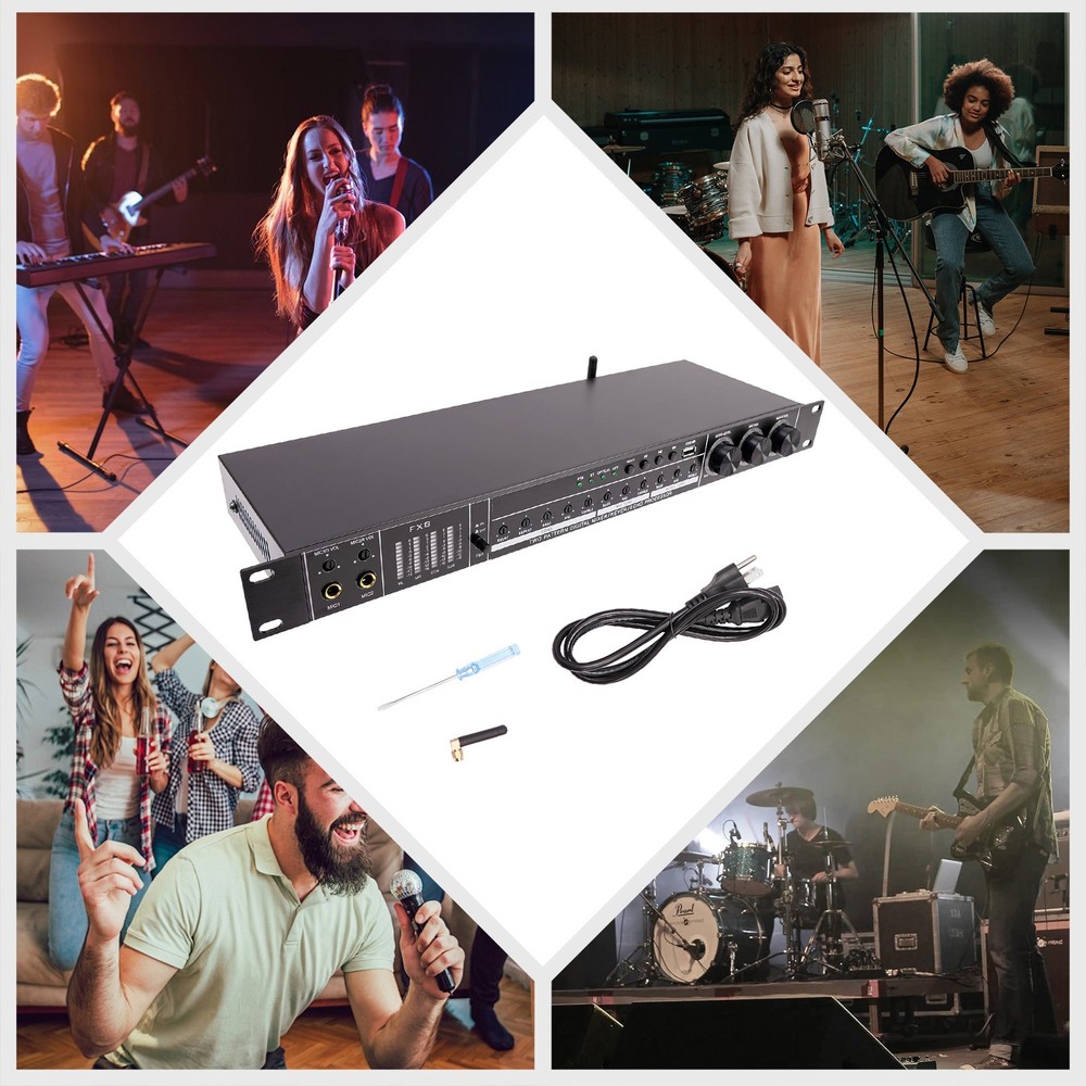 Professional Audio Processor Mixer Free Standing Audio Processor Rectangular