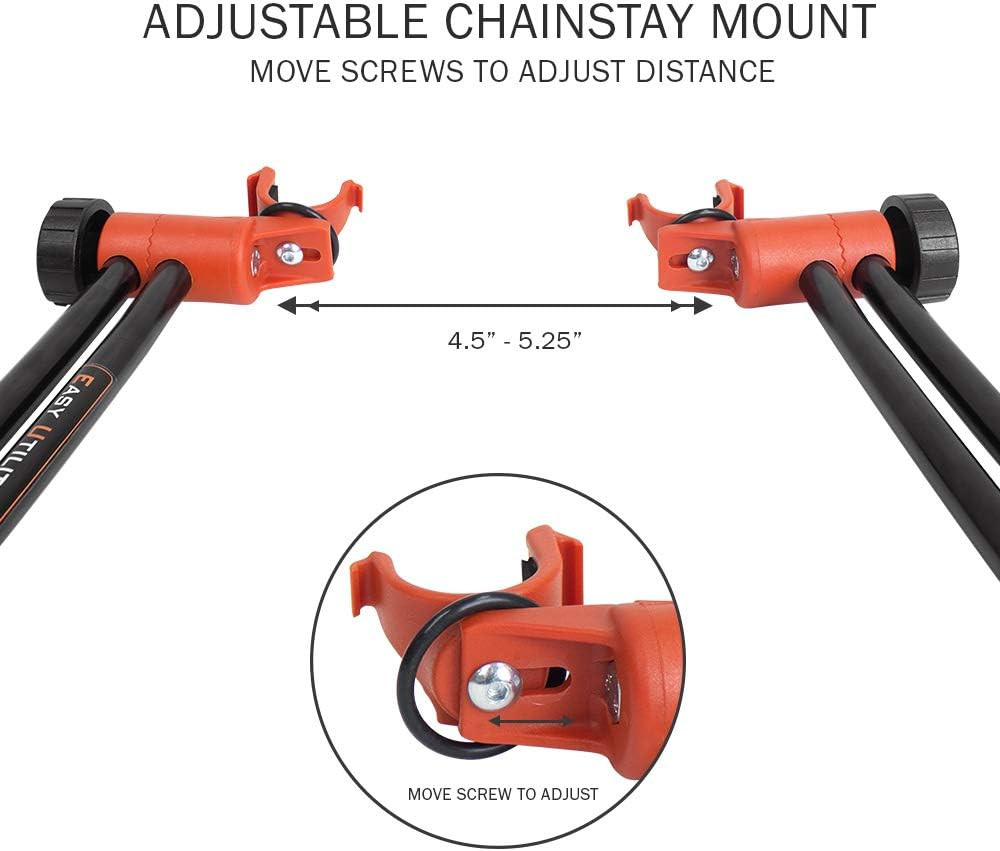 Easy Utility Bicycle Stand, Adjustable Height, Foldable Mechanic Repair Rack Bik