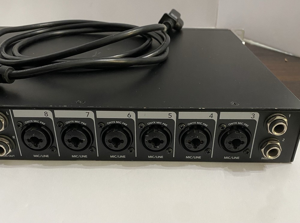 Mackie Onyx Blackbird Firewire Recording Interface 8 Mic Inputs Working