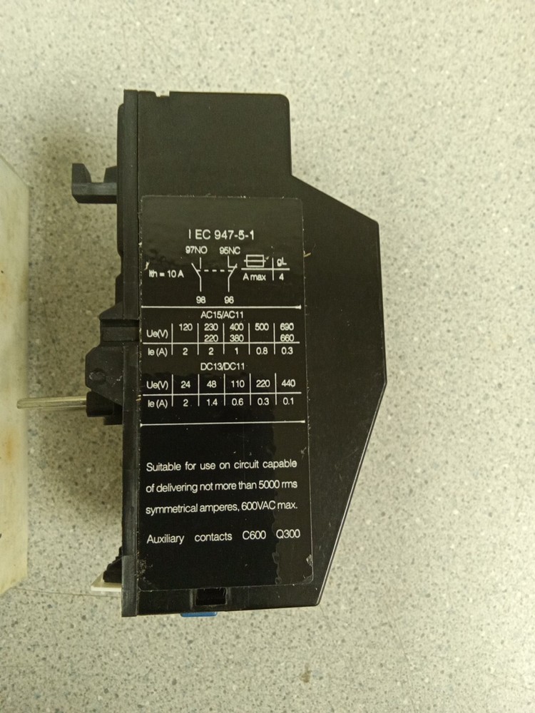 GE RTMIN Overload Relay