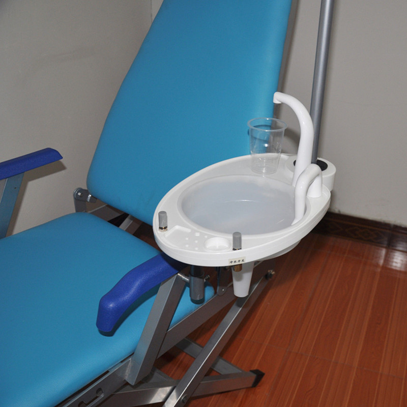 Mobile Dental Folding Chair Unit+Flushing Water Supply System+LED Light