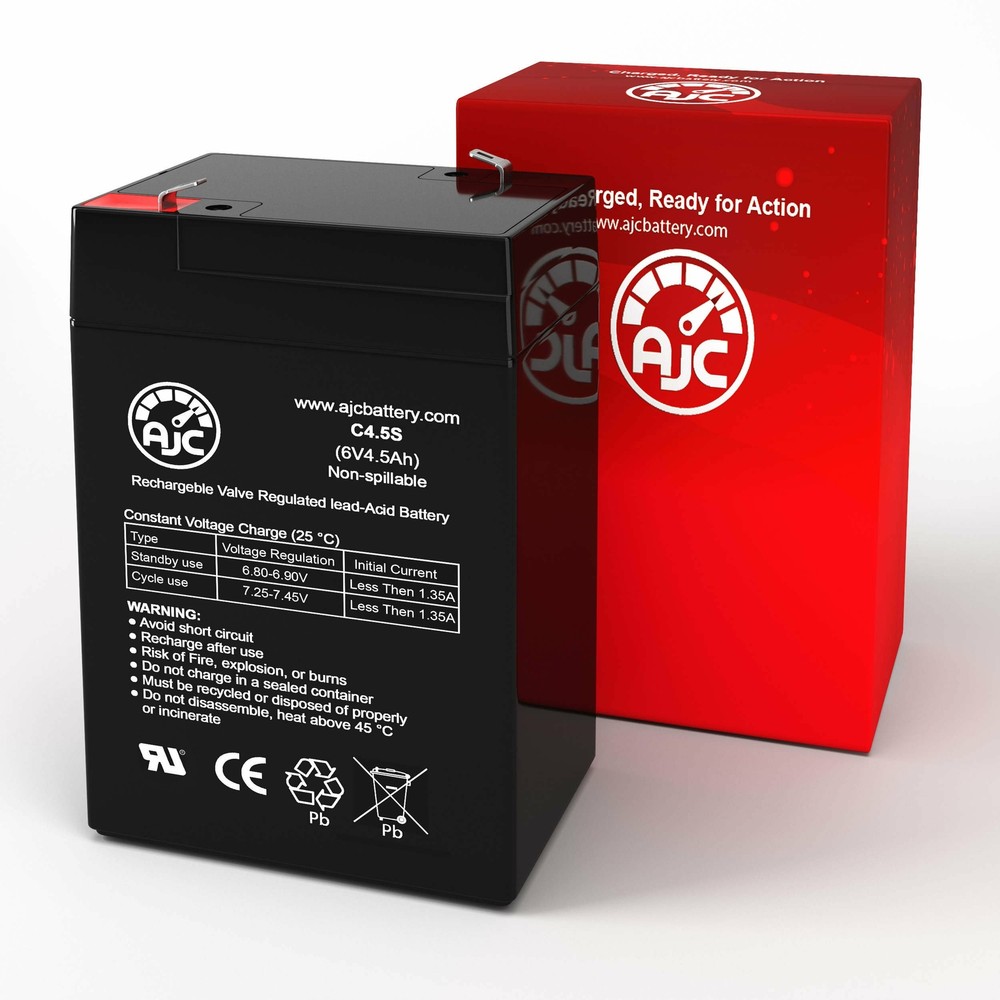 B&B BP4.5-6 6V 4.5Ah UPS Replacement Battery