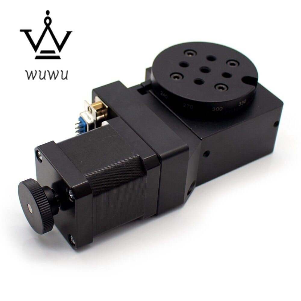 360° Turntable Motorised Rotating Stage 60mm Diameter Precision Index Table
