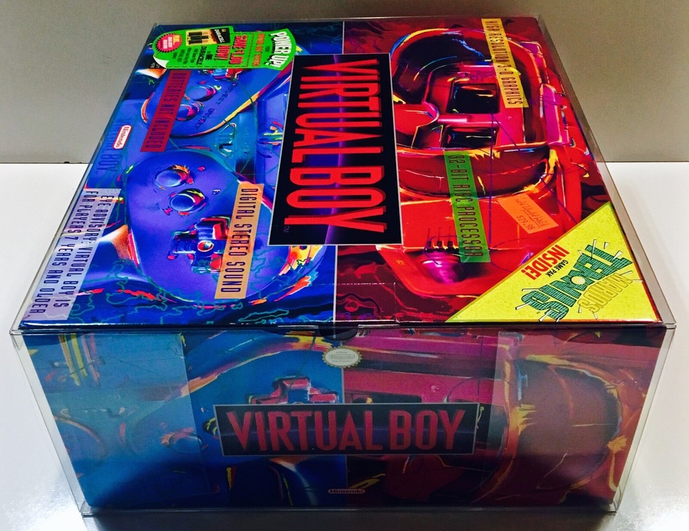 1 Console Box Protector For NINTENDO VIRTUAL BOY Console Boxes! Display Case