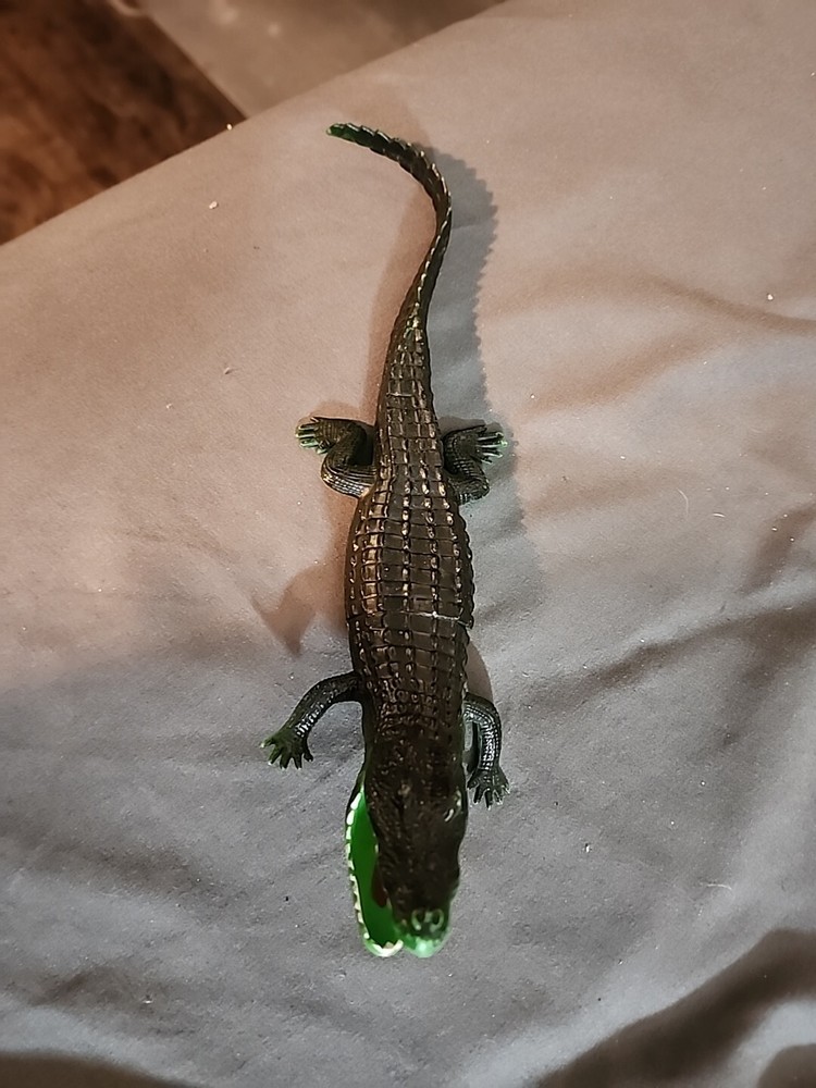 Plastic Crocodile Figure