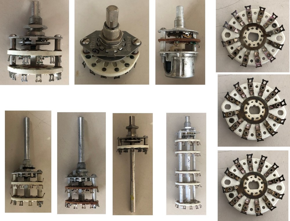 Assorted Rotary Wafer Switches