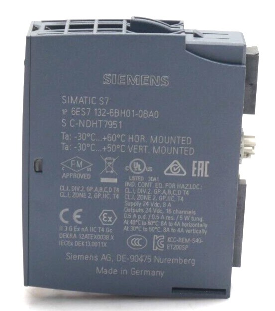 New Siemens 6ES7132-6BH01-0BA0 6ES71326BH010BA0 ET 200SP Digital output module