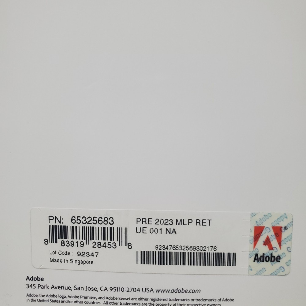 Adobe Premiere Elements 2023, PC/Mac Permanent Subscription