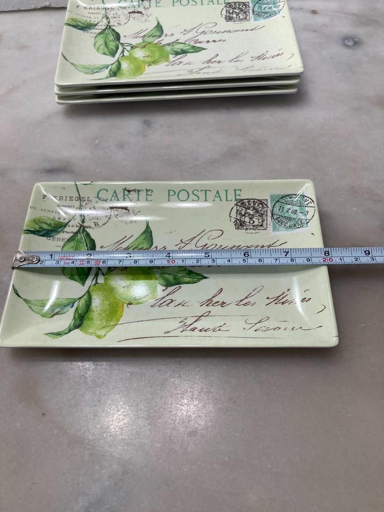 SHABBY CHIC Melamine Appetizer Plates