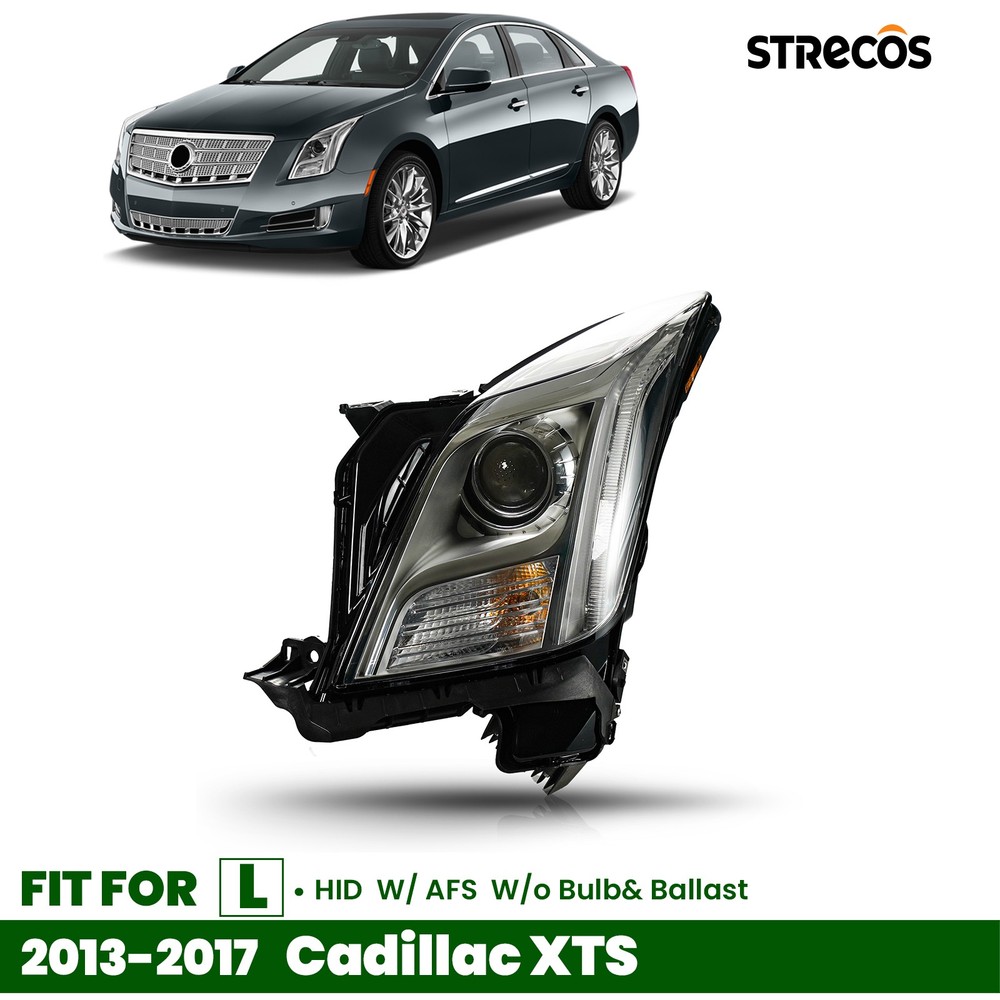 For 2013-2017 Cadillac XTS  LED DRL HID/Xenon Headlight W/AFS Left Driver Side