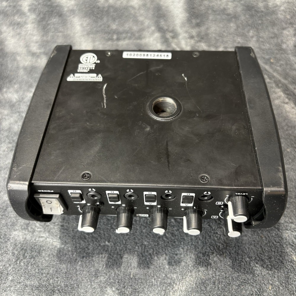 Sterling SHA4 4-Channel Headphone Amplifier Black TRS Inputs Headphone Outputs