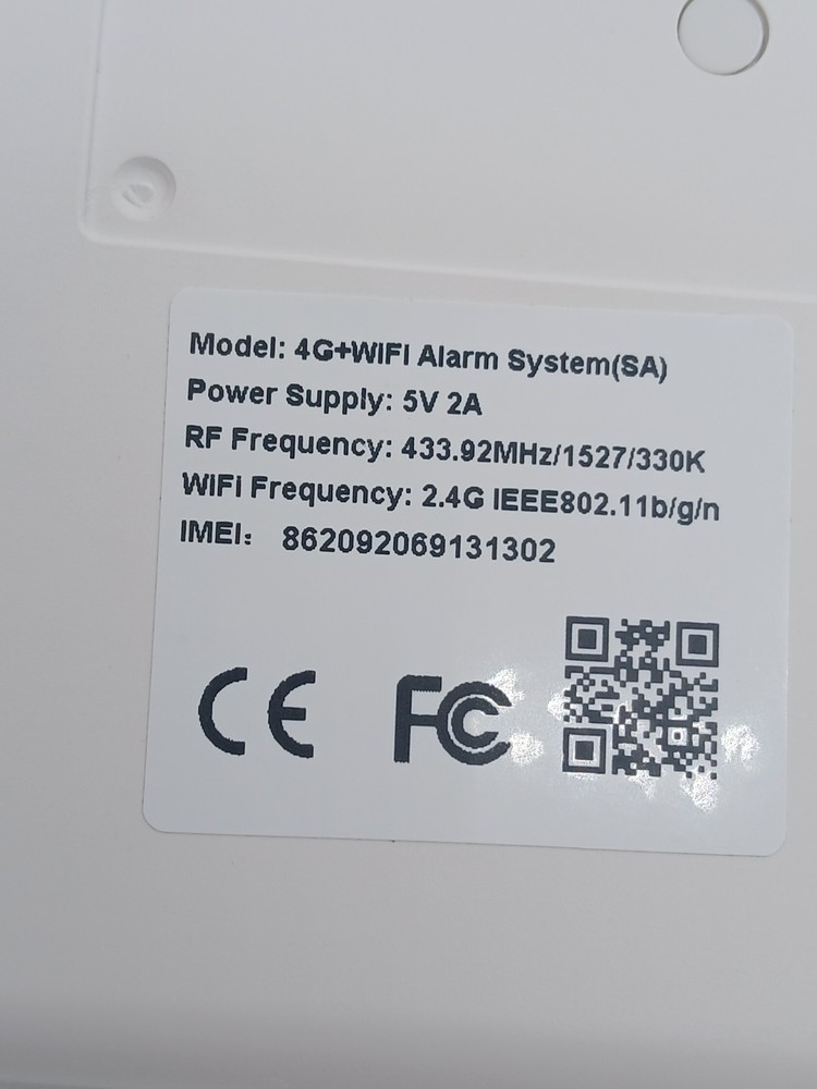 RFID 4G+WIFI Alarm System Preowned Working with Sensor