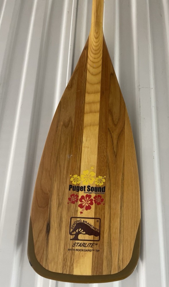 Vintage Bending Branches Starlite Canoe Paddle Single Bend