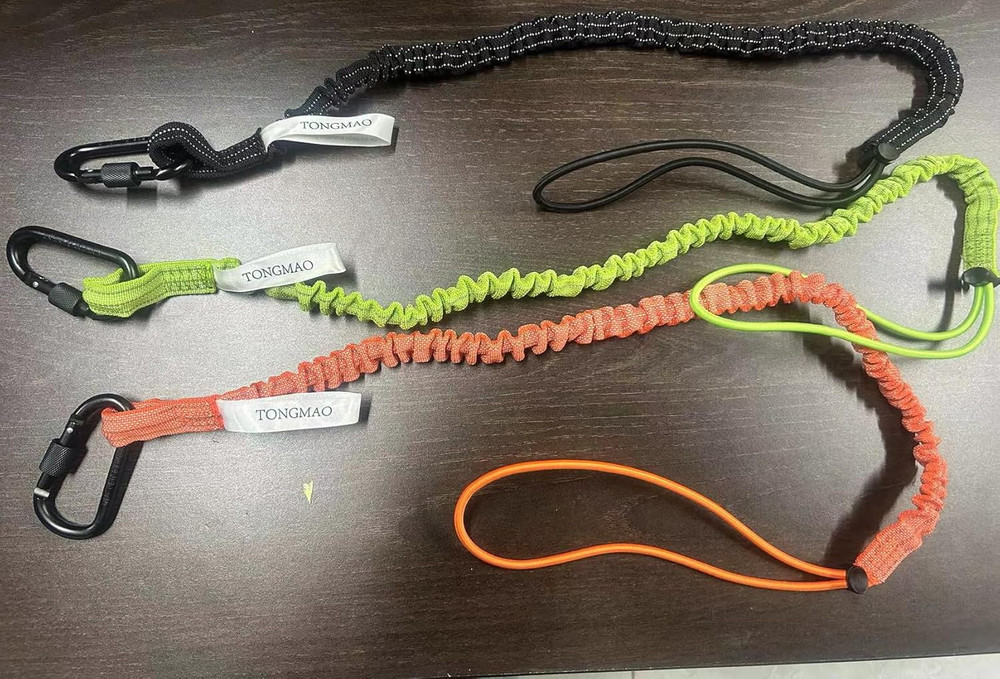 3 Pack Retractable Tool Lanyard, Safety Fall Protection Tools Leash with Aluminu