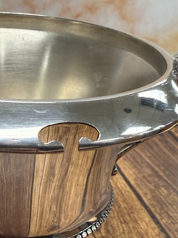 Italian 800 Silver Small Footed Lidded Compote Candy Dish
