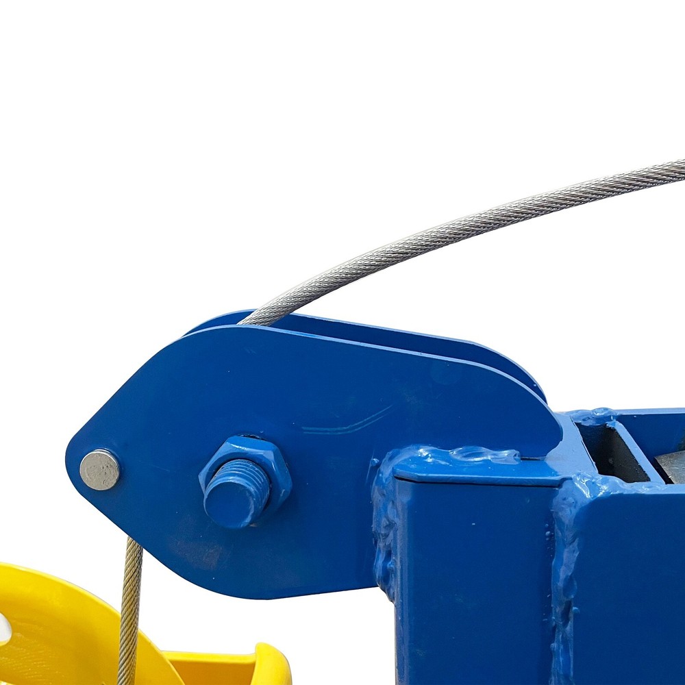 Small Folding Crane Manual Portable Lifting Machine Elevator Max 1100LBS