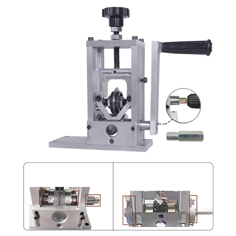 Electric/Manual/Drill Powered Wire Stripper Machine Stripping Wire 2-10mm Silver