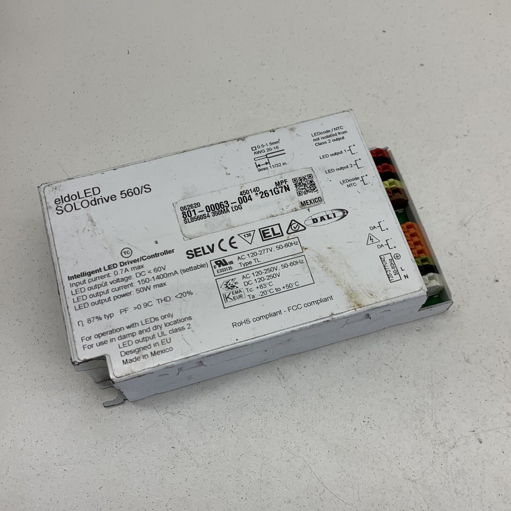 eldoLED 560/S SOLOdrive SL0560S4 Intelligent LED Driver/Controller 350mA