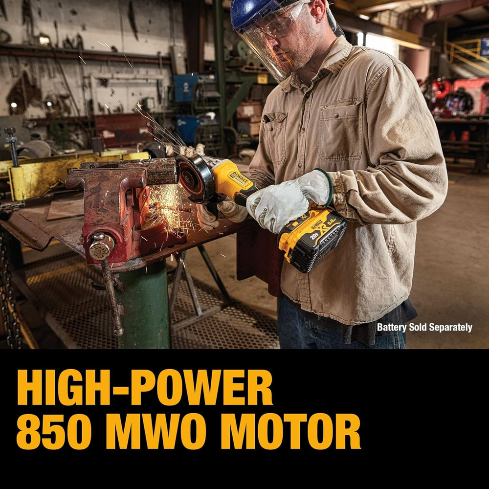 20V MAX* Angle Grinder Tool Cordless Brushless, 4 1/2 Inch, with Paddle Switch a