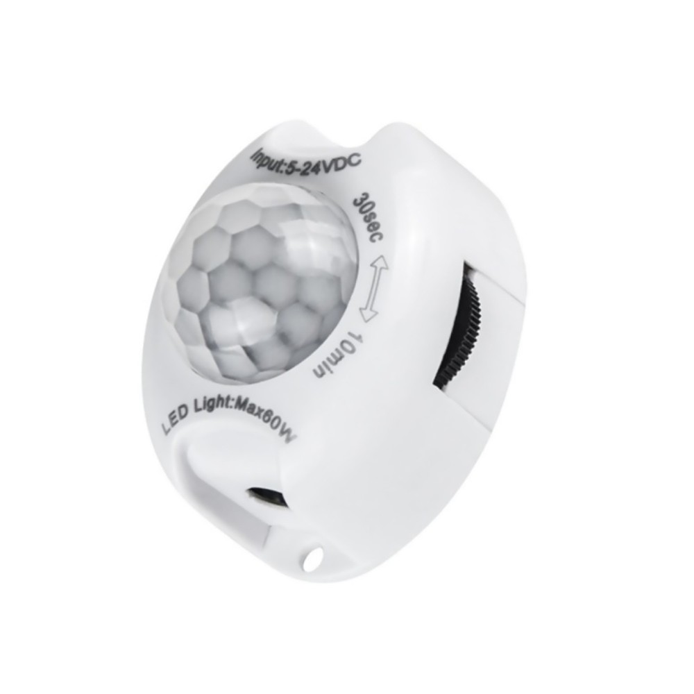 Motion Sensor DC 5V 24V Light Switch Movement Detector Automatic PIR Sen F