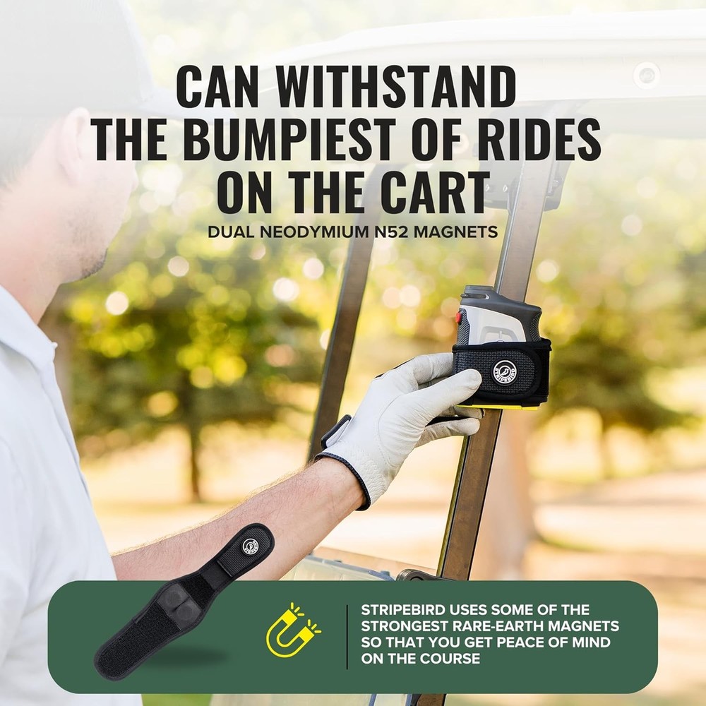 Slim Golf Rangefinder Magnetic Strap Form Fitting