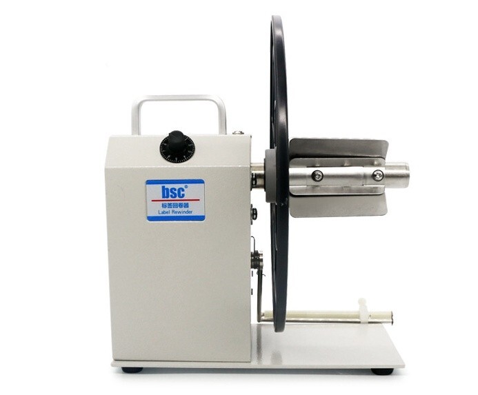 BSC-Q5 Automatic Label Rewinding Machine Bar Code Label Rewinder Two-way Label
