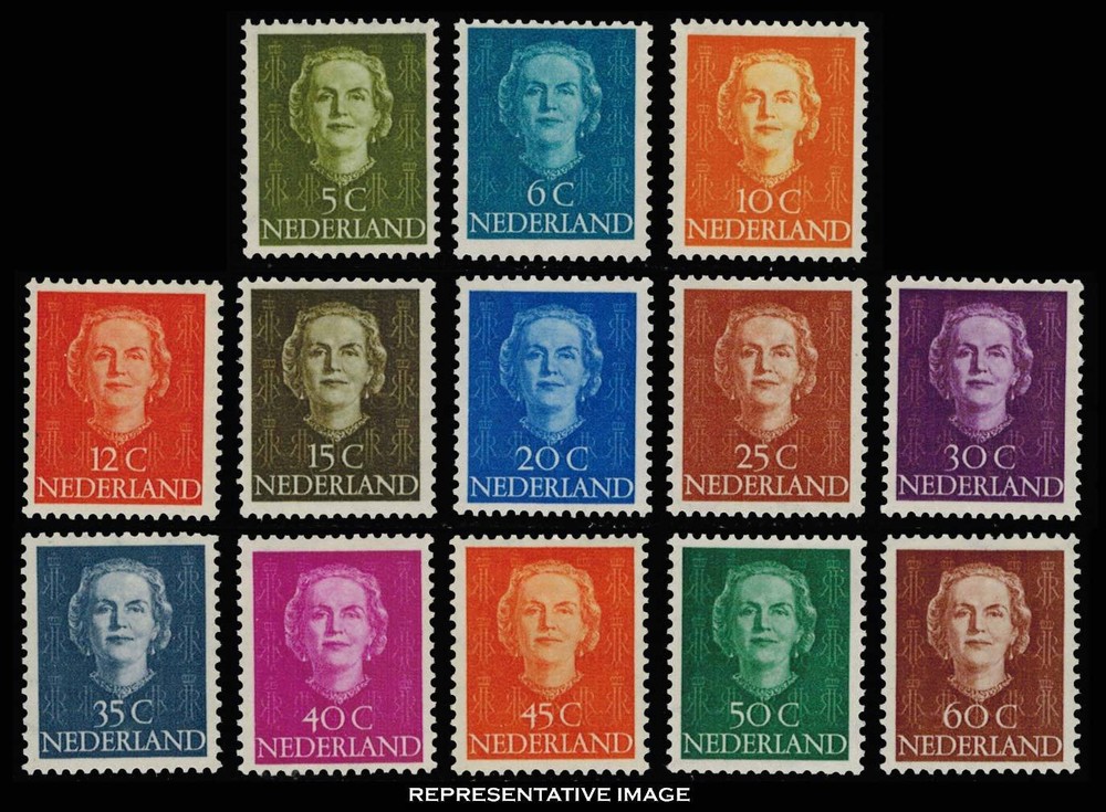 Netherlands Scott 306-318 Unused lightly hinged.