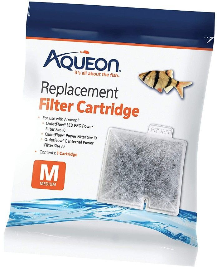 Aquarium, Aqueon QuietFlow Replacement Filter Cartridge (Medium (1 Pack))