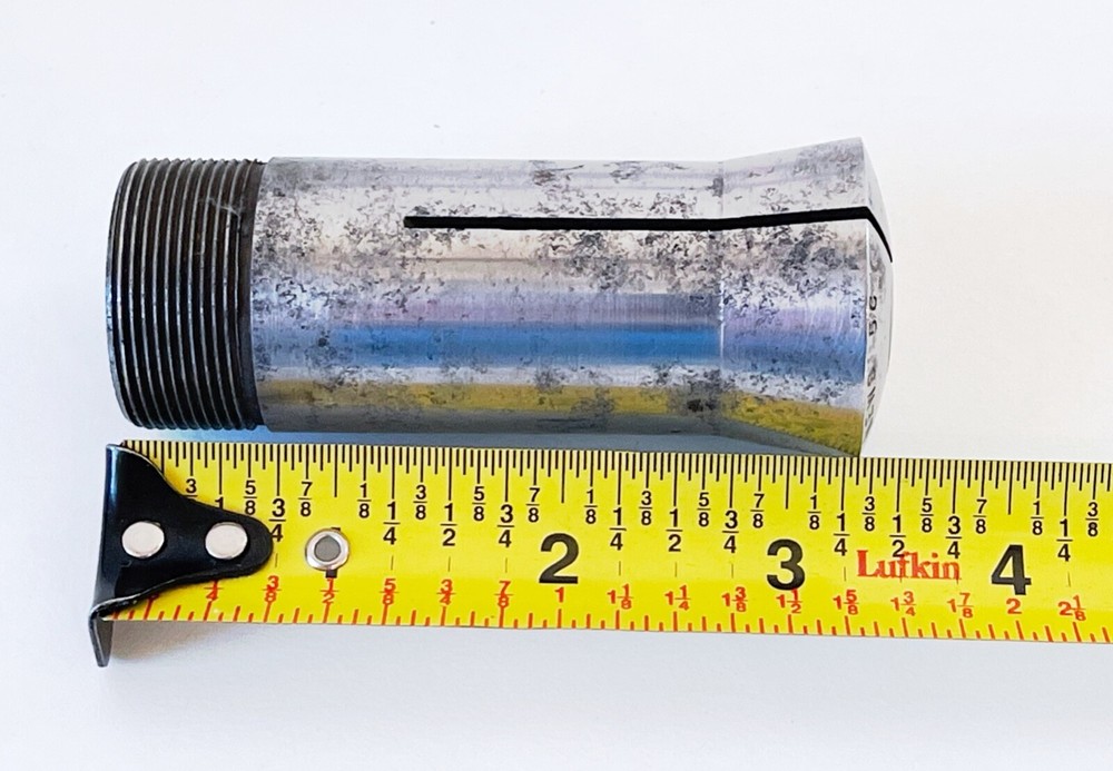 3/8" Round Collet 5C W/ External & Internal Thread .375"
