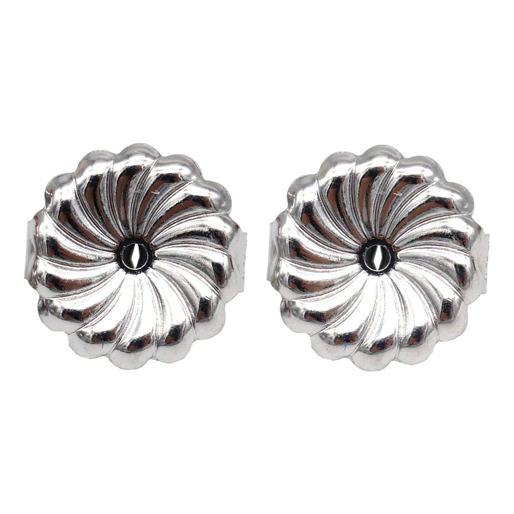 9mm Extra Large Earring Back Sterling Silver 925 Earring Support A4227