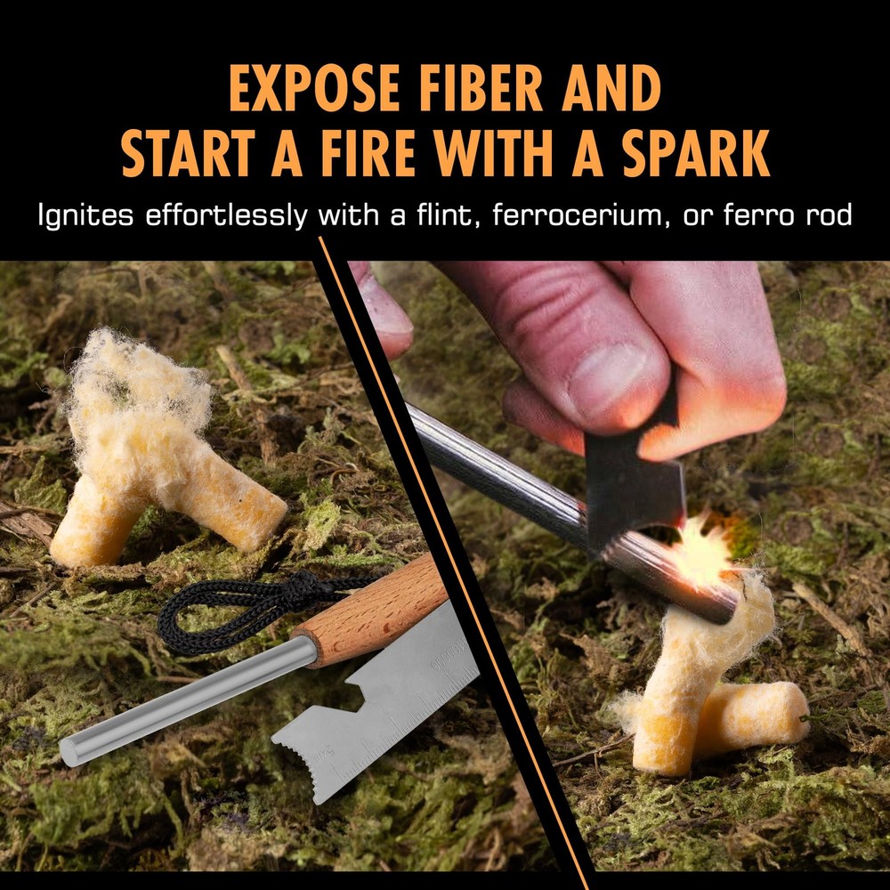 Fireflame Fire Plugs Fire Starter - Quick Instant 100% Waterproof Firestarter...